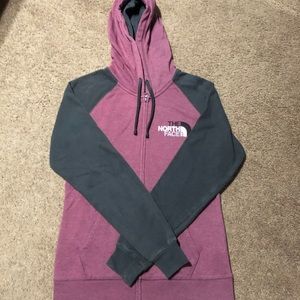 The North Face zip up hoodie
